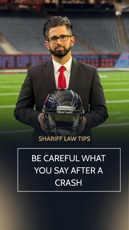 The other driver’s insurance company reaching out isn’t a formality, it’s a strategy. Their goal is to pay you as little as possible, and anything you say can be used against you later. 

Follow Shariff Law before you give a statement to anyone.

#injurylawyers #texasinjurylawyers #houstonlawyers