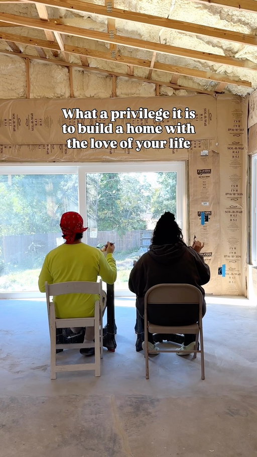Forever home with my forever person 🖤 #homereno #renovation #construction