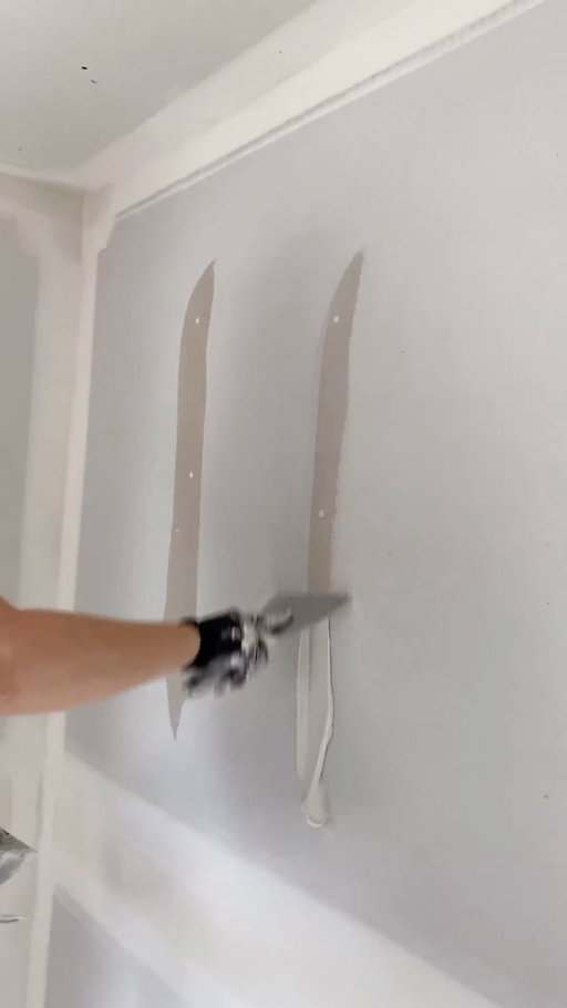 It’s a drywall magic trick 🪄
 #cool #satisfying #magic