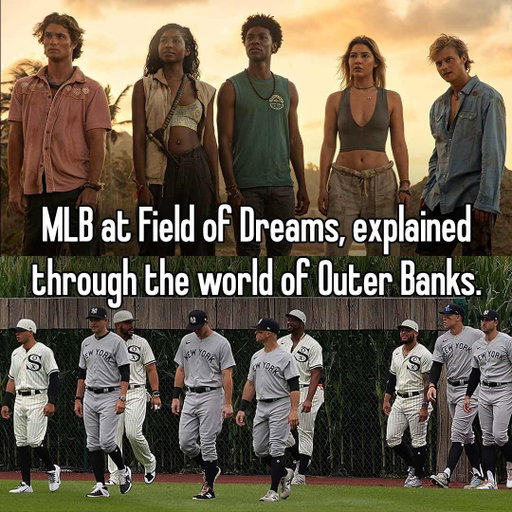 The Pogues would absolutely follow a clue to Dyersville 🌽

MLB at Field of Dreams with Phillies vs Twins is LIVE on Netflix Thursday, August 13 at 7:30PM ET | 4:30PM PT. Special coverage begins at 6:30PM ET | 3:30PM PT.