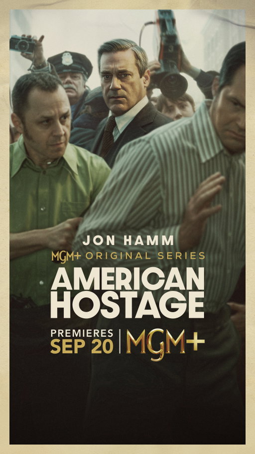 A radio reporter, a hostage taker, and the whole city listening in. 📻 Watch the trailer now for #AmericanHostage, premiering September 20 on #MGMplus.