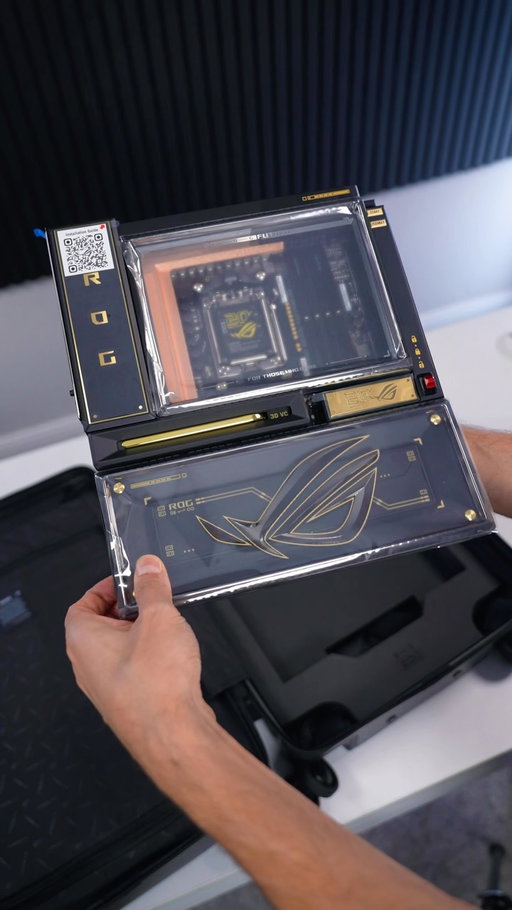 Unboxing the best looking motherboard in existence. #rog #20edition #motherboard #pc