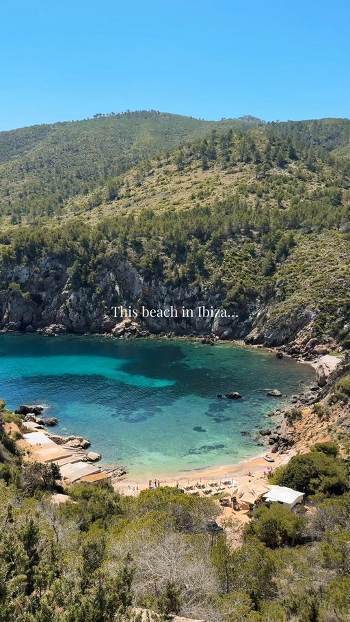 The perfect spot for a tucked away chilled beach day in Ibiza 🇪🇸 

Ibiza’s North coast feels a million miles away from the vibrant & lively South - It’s the place to come for a more laid back island vibe. I definitely want to come back and stay this side of the island sometime. 

📌 Cala d’en Serra

🗺️ How to get there
-Easiest to visit with a car
-45 min from Ibiza Okd Town / San Antonio 
-Parking is available along the road (stop before the road gets bumpy!)
-You’ll need to walk about 10-15 minutes down to the beach (and back up again!) but it’s worth it. You’ll pass an abandoned hotel on the way

🥤There’s a little chiringuito (beach bar) at the bottom and they make the BEST mojitos so make sure you try one! There are also some sun loungers you can rent. 

⏰We arrived around 9:30am (in May) and there were just a couple of other people before it got busier mid-morning. 

💦 The sea is calm & clear, beautiful for swimming! 

⛱️ Where’s your favourite ibiza beach? 

🔐 Save for your Ibiza trip
•
•
•
Ibiza itinerary | best things to do in Ibiza | summer in Ibiza | summer in Europe | best restaurants in Ibiza | where to eat Ibiza | Ibiza hidden gems | summer holiday | ibiza hotels | best beaches  in Ibiza | ibiza beach clubs | ibiza travel guide  #ibiza #ibizabeachclub #summerineurope #eurosummer #balearicislands