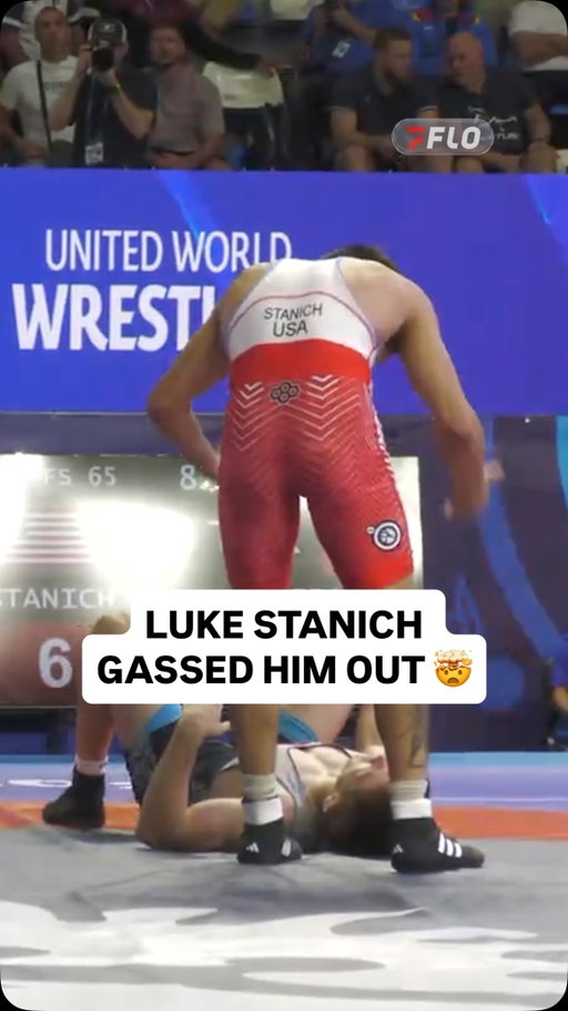 Luke Stanich battled back from a 0-8 deficit in the qualification round before claiming 65kg gold at last years U20 World Championships 🤼