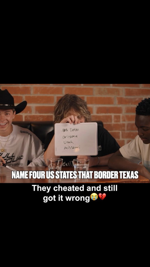 These boys NEED to retake geography

#fyp #roadtrip #fullsquad #triviachallenge #states