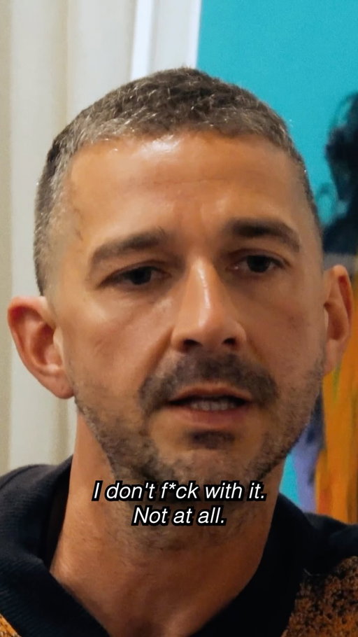 Shia LaBeouf does not like fondue