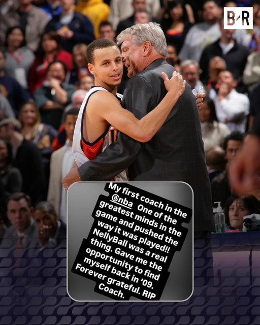 Stephen Curry shares a message about late former NBA coach Don Nelson ❤️

Don Nelson was Steph Curry’s first coach in the NBA.

(via @stephencurry30)