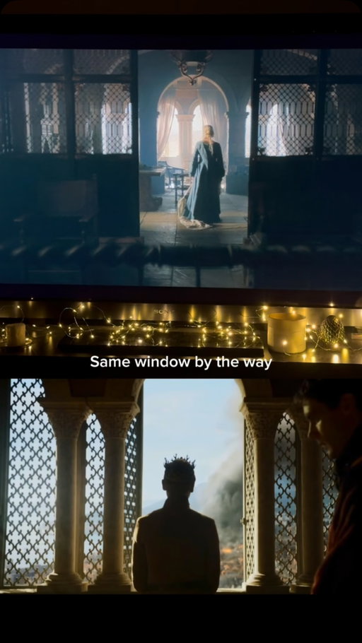 This window is cursed. Where’s the sage and the holy water? It needs to be blessed immediately 🥲#hotd #houseofthedragon #hotdseason3 #rhaenyratargaryen #helaenatargaryen