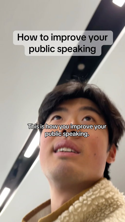 LIFE IS A PEACH 😕

Simple 5 step process to improve your public speaking:
1. Find a stranger
2. Ask for 2 random words
3. Think of how to link the words
4. Start speaking
5. Thank the strangers

Follow this structure and you’ll become better at speaking and thinking on the spot!