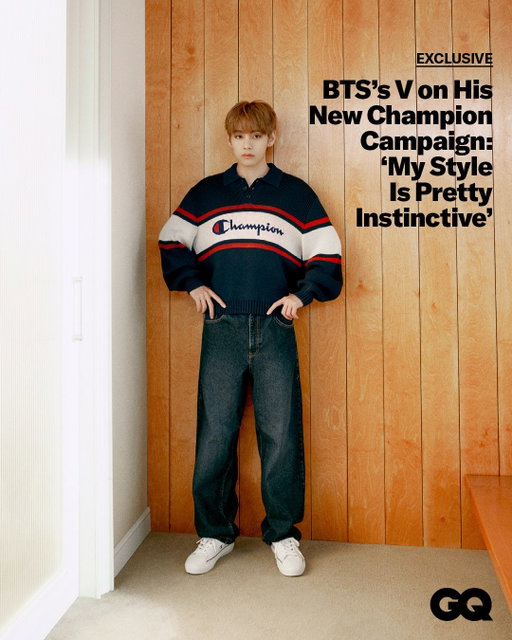 ARMY, rejoice.

Despite it being a busy year for #BTS—topping the charts with their album Arirang, embarking on a world tour, and performing at the World Cup, to name just a few things—OT7 have also found time to pursue their own projects, flaunting the distinctiveness that has always endeared fans to the group.

Today, @thv announces his global partnership with the iconic American sportswear brand @Champion, in a campaign called “True Champion” that the company says highlights personalities shaping contemporary culture through their “originality, perspective and enduring impact.”
 
At the link in bio, the 30-year-old singer talks to GQ's @raymondangas about fashion, analog culture, that last Arirang tour costume change, and why the classic sportswear brand Champion is “a natural fit” for him.

Images courtesy Champion
#BTSArmy