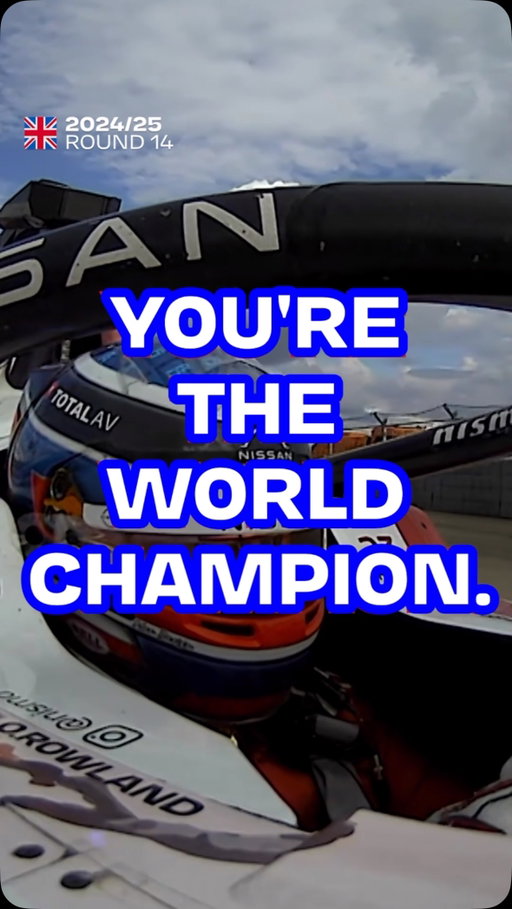 The most wholesome team radio message 🥹❤️

Looking back on the moment Oliver Rowland became our 2024/25 Drivers’ World Champion 👑

#FormulaE #Motorsport #Racing