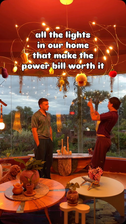 How much do you think our power bill is? 🤪 #interiordesign #lamp #lighting #housetour