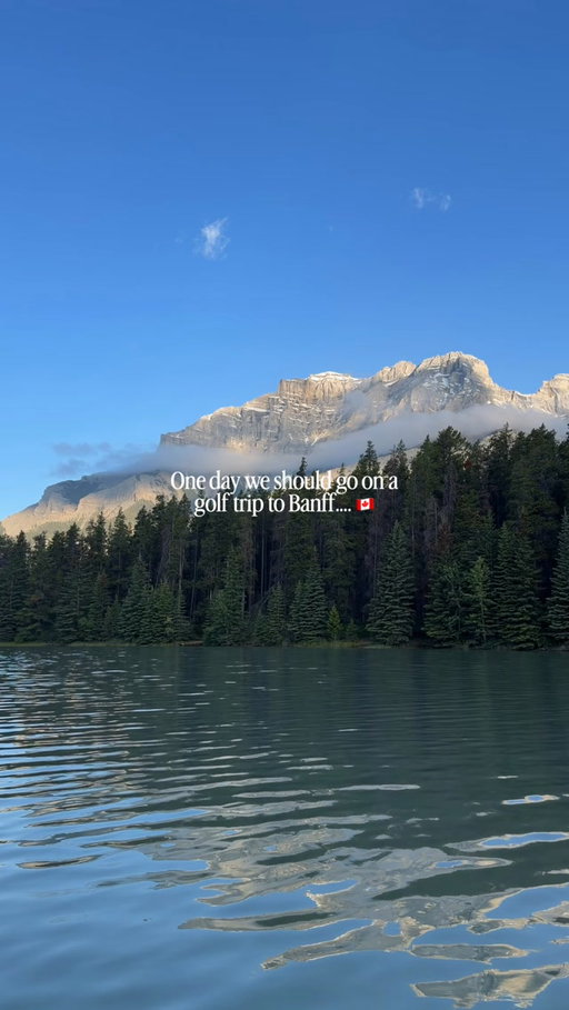 Is there a better feeling than teeing off in the heart of Banff National Park?⛳️ 

Send this to your golfing group chat and add a trip to @banffspringsgolfcourse to your Banff and Lake Louise bucket list!

Banff National Park | Banff | Lake Louise | Golf
