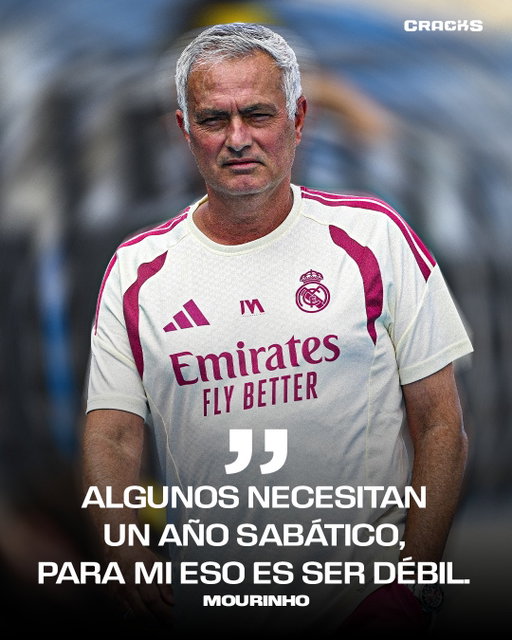 🚨 ¿DARDO DE MOURINHO A GUARDIOLA?

🗣️ En su documental de Netflix, el portugués aseguró que nunca se tomaría un año sabático: “Para mí significa debilidad”.

🔥 “Nunca necesito descansar. Descansaré cuando me muera”, comentó el nuevo entrenador del Real Madrid. ¿Opiniones?