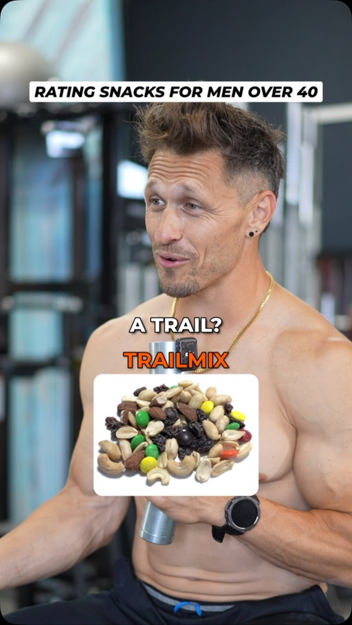 Rating snacks for fat loss over 40. Which one surprised you? Let me know in the comments.

Want my personal formula for nutrition that keeps me lean and feeling atheltic at 41? DM me “FUEL” and I’ll send it over!

#jointhealth #nutritionover40 #antiinflammatory #functionalbodybuilding #fitover40 snacks jointpain
