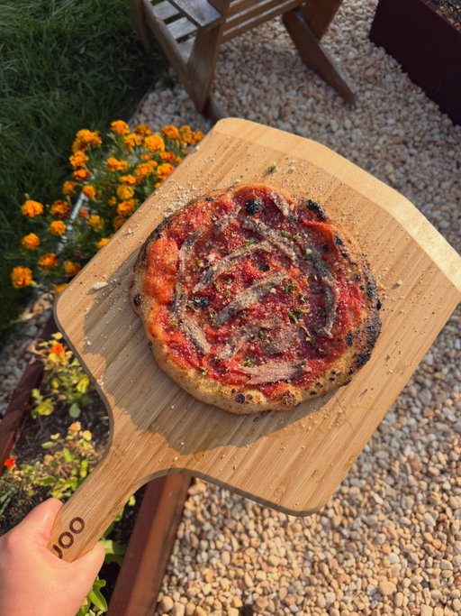 scenes from our slip n slide chicken wing pizza party 

set up

grill station 

black pepper parm wings

oooooo

😍😍😍

shrimp coctel 

🎈 

quick garden haul

long hots with provolone and salsa verde 

🍕 

peach, chorizo, ricotta 

crisssppppp

mushroom with porcini cream and chives 

sausage and pep

nice plate, best slice 

💨 

✌️ 

funfetti ice cream sandwiches 

💥 💥 💥