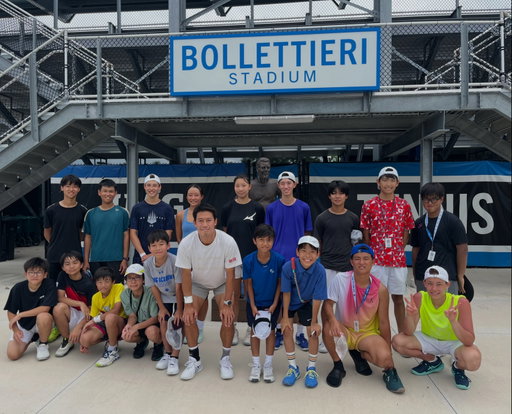 A special moment for our Japanese campers 🇯🇵👏

Kei Nishikori connected with our campers to share advice and lessons from the game, bringing another unique learning opportunity to the tennis training experience at IMG Academy!