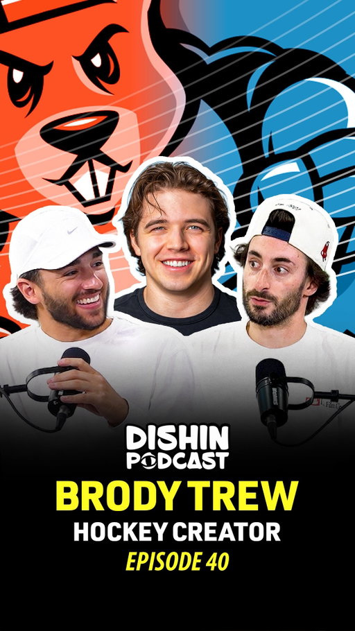 In this episode of the DISHIN® Podcast, hockey content creator, @brodytrew joins the show! We discuss his playing career, how it led to becoming a full time hockey content creator and what that transition was like, brands he’s worked with over the years, and his new Senior A Hockey team that he’s launching in October, the @ctnutmeggers. 

We also chat about where hockey is currently, where Brody sees the game heading in the next ten years and much more!✨