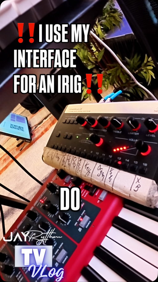 S/o to @cjbbrandmusic for showing me this trick about a year or so ago! #irig #interface #band #musician