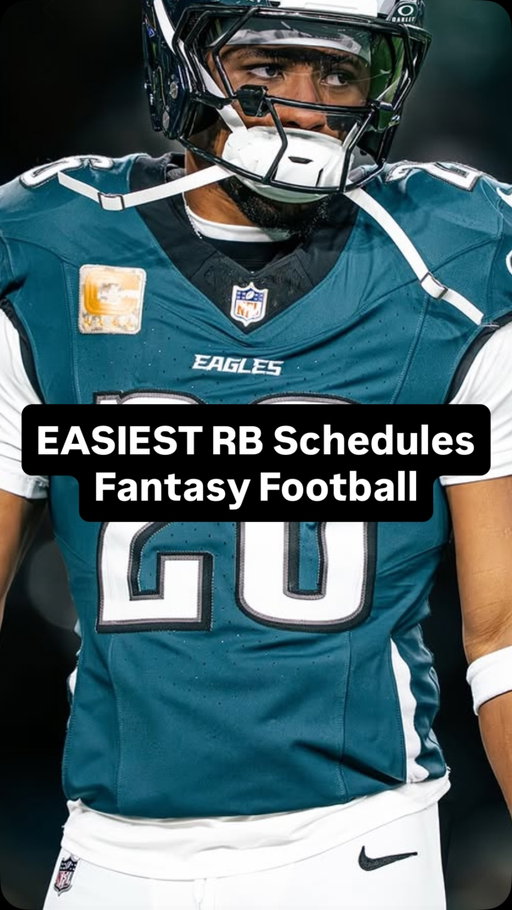 The easiest running back schedules for fantasy football #fantasyfootball #nfl #football #nflfootball