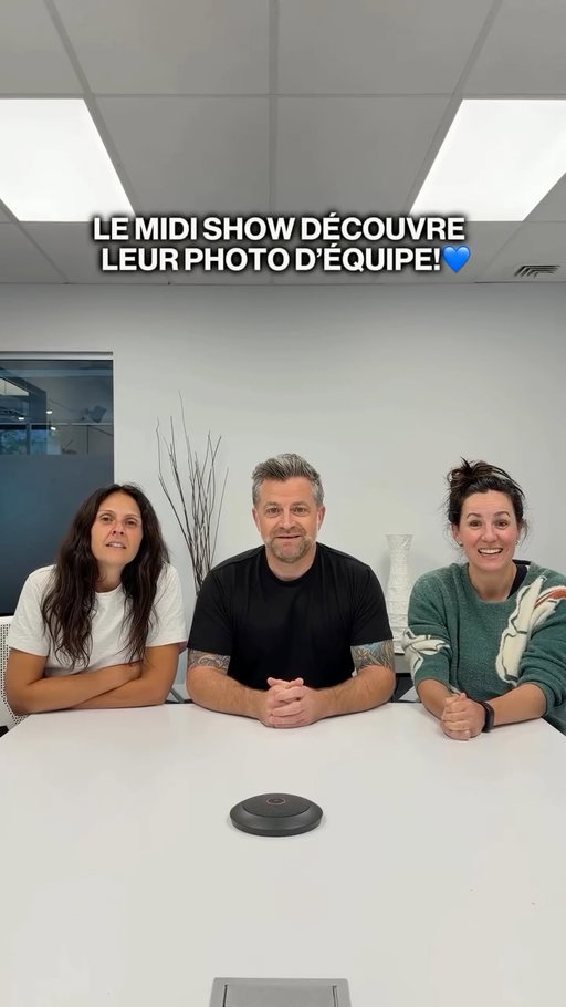Le Midi Show ça commence dès le 24 août!🤘🏽

Retrouvez @patrickgroulx, @korinecote & @aabrunet partout au Québec dès 11h30 à ÉNERGIE!💙

Merci à @yvesdemers58 pour la magnifique caricature!😂