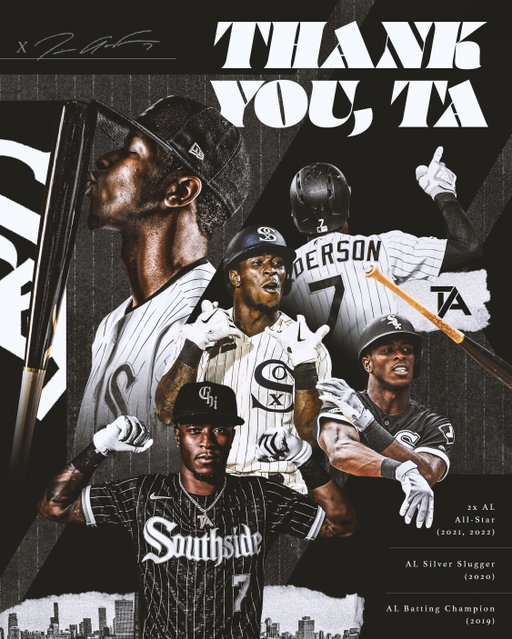 Always a White Sox, TA7

Tim Anderson officially announced his retirement after 10 seasons (2016-2025) in the major leagues.