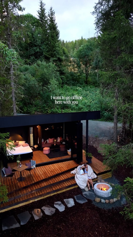 The coziest stay in Norway.. ⤵︎

This is Utpust, the newest cabin by @hvilepust_ in Telemark 🇳🇴

SAVE this for your next Norway getaway, and SEND it to someone you want to disappear here with 🌲🤍

Hidden in the forest, surrounded by nothing but trees and nature. We spent the weekend here with wine, good food, a fire outside and absolutely no reason to check our phones.

And it’s only about 3 hours from Oslo, which makes it such a perfect weekend escape! 🤩

It’s one of those places where you arrive and instantly slow down.

#norge #norway #visitnorway 

Unique Accommodations | Scandinavia | Cabin | Couple Goals | Luxury | Nature | Europe | Romantic | Cozy | Travel Tips