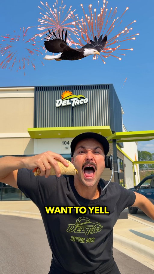 So is it a burger or taco? Don’t matter… it’s delicious! 
@deltaco #DelTaco_Partner