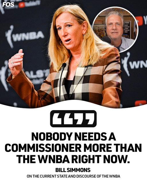 WNBA commissioner Cathy Engelbert is being criticized as the league  again finds itself in political controversy.⁠
⁠
Bill Simmons says the WNBA needs a new commissioner. The recent blowback the league is facing stems from Sophie Cunningham's comments about transgender women playing basketball, which has resulted in national coverage around the league on the topic, protests and rallies at games, and even two ex-NBA players claiming they are eligible for the WNBA draft after publicly identifying as women.⁠
⁠
More in bio.⁠
⁠
🎥 @ringer