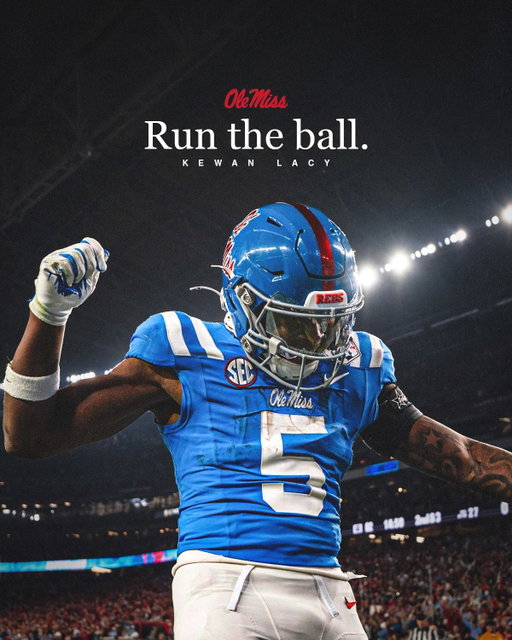Run the ball.

Which RB are you most excited to watch this year?

#cfb26 #cfb27 #collegefootball27 #olemissfootball #collegefootballsaturday