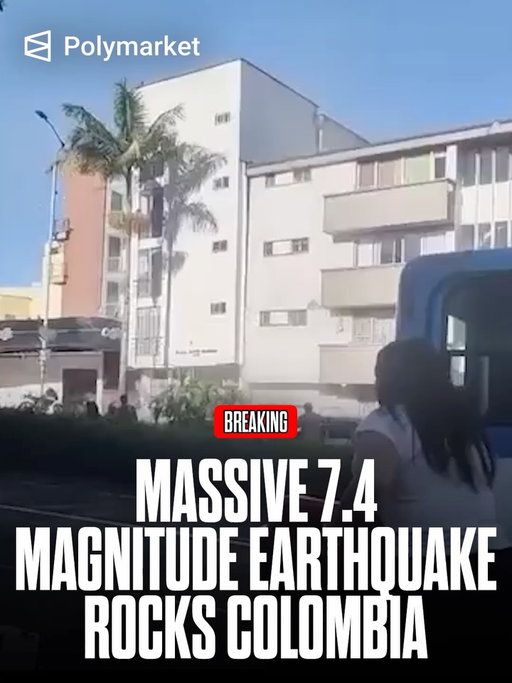 A powerful 7.4-magnitude earthquake struck Colombia, destroying buildings and forcing widespread evacuations.

The quake was so powerful it could be felt across the borders in Panama and Ecuador.

Citizens were left assessing the damage, with several structures completely leveled by the seismic event.