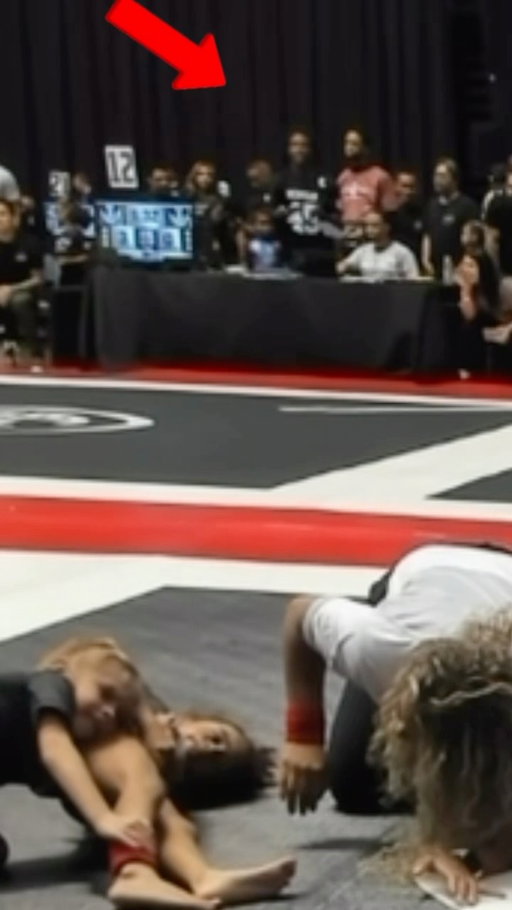My 5 year old was forced to start her match without a coach for her finals match at her jiujitsu tournament. Luckily baby girl got that DAWG in her!
