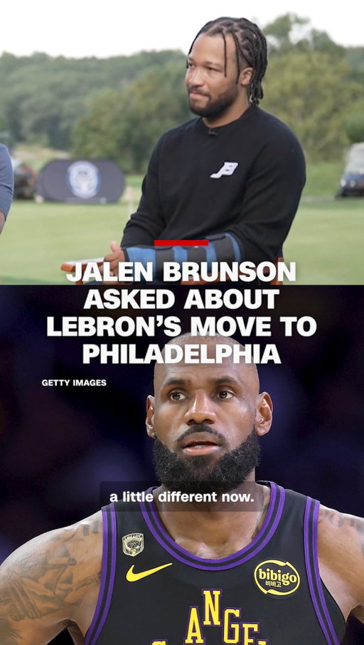 CNN’s @omarcnn sits down with New York Knicks guard Jalen Brunson and asks the NBA Finals MVP about LeBron James’ recent announcement that he’ll be moving on from the Los Angeles Lakers to the Philadelphia 76ers.