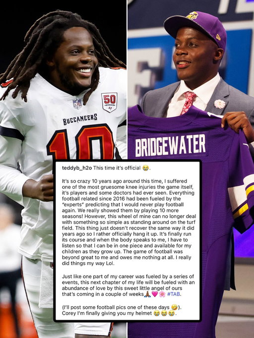 Congrats on an incredible career @teddyb_h2o 🧤🧤

📸: AP