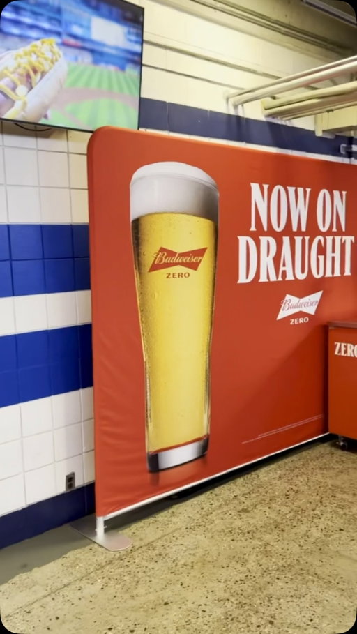 #BudweiserPartner Weekday game night energy. Weeknights rule. Bud Zero is alcohol-free and now available on draught in section 525 and with select hawkers at the start of the 7th inning until the end of the game.
