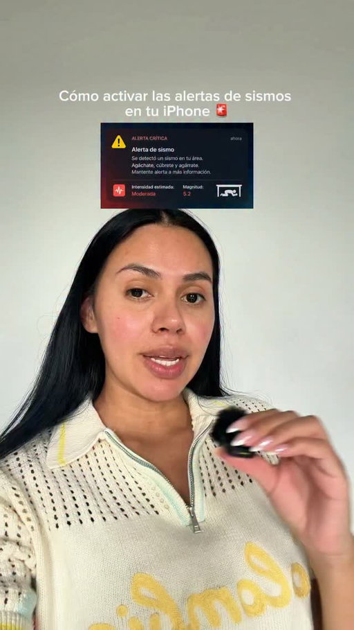 🚨 Activa las alertas de sismos en tu iPhone y recibe una notificación en caso de emergencia. ‼️ 

Lastimosamente en Colombia no funciona esta opción pero se me hace importante también compartirlo para otros países en donde si lo permiten ❤️‍🩹 

Te dejo el paso a paso para activarlas ❤️‍🩹