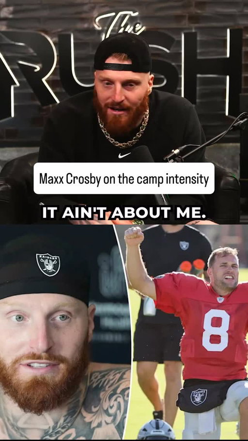 Maxx Crosby is all for the intensity. The Raiders captain says the fire in camp is the whole point, you train for the storm before the storm arrives. “No matter what we go through, we got a f***ing respond.”