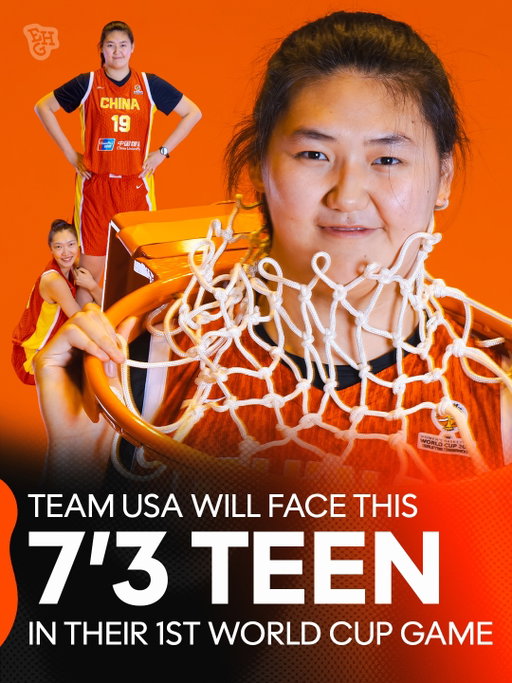 19-year-old Zhang Ziyu is eligible for the WNBA Draft in 2027 🤯 (via @fibawwc)

#wnba #basketball #worldcup #china