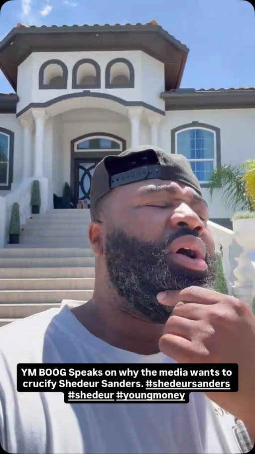 YM BOOG Speaks on why the media wants to crucify Shedeur Sanders. #shedeursanders #shedeur #youngmoney