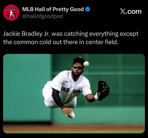 The 6th ever member of the HoPG @jackiebradleyjr