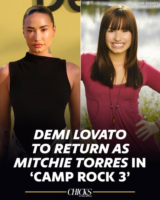 Disney has confirmed Demi Lovato's cameo as Mitchie Torres in 'Camp Rock 3' 🤩