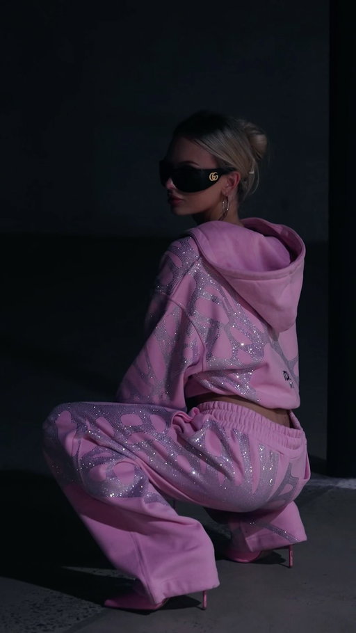 Pre-orders are officially LIVE 💞✨ Our rhinestone sweatsuits sell out fast, so now you can secure your perfect size before it’s gone. Pre-order yours now 💎 
—> Icaruswick.com