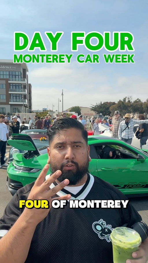 Day four of #MontereyCarWeek at @porschemonterey event today 🏁 if you love Porsche this is a must! After that we headed over to @stonies_taphouse for dinner 🔥

📍 Tap the link in the bio to join my next rally or private event! 

#Porsche #CarWeek #Supercar #hypercar