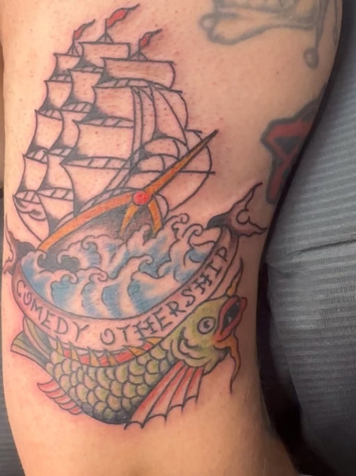 @comedyothership  tattoo