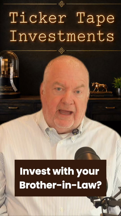 Don't invest with your Brother-in-Law.  Most busy professionals haven't figured out they should be investing in private equity deals.  Those that do, typically invest in some early stage company that their Brother-in-Law or a friend heard about and "got them in." Bad plan.  You need to look at 5 or more deals before you pick one to invest in.  Or, you can work with an investor group like Ticker Tape, where we see over 100 deals for every one we put our money in.  Find out how you can get the benefit of our group's work -- Comment IPO and follow us for more.