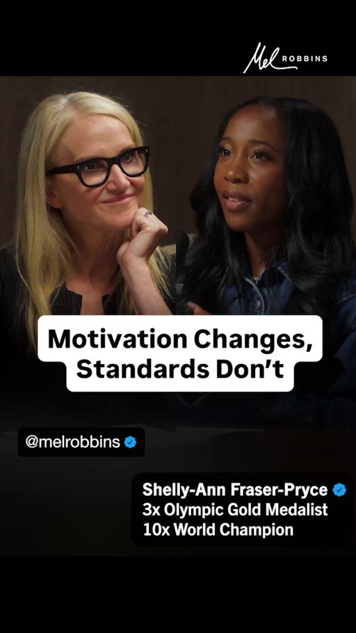 Motivation changes. Standards don't.

Shelly-Ann Fraser-Pryce is the most decorated 100-meter sprinter of all time, a 3-time Olympic gold medalist, and a 10-time World Champion.

Comment “Believe” and I’ll DM you the link to the full episode.

Your standards are who you are when you don't feel like showing up.

They're the promises you keep to yourself.

They're the small habits you repeat every day, especially when nobody is watching.

That's how confidence grows.

That's how consistency is built.

And that's how greatness starts.

In this episode of @themelrobbinspodcast, @realshellyannfp shares the mindset that helped her become one of the greatest athletes of all time. You'll learn how to stop relying on motivation, build unshakable self-belief, bounce back from setbacks, and create the standards that help you keep going long after the excitement wears off.

🎧 “If You Only Listen to One Podcast This Week, Make It This One”

Listen on Spotify, Apple Podcasts, or YouTube - search “Mel Robbins Podcast Shelly-Ann Fraser-Pryce”
