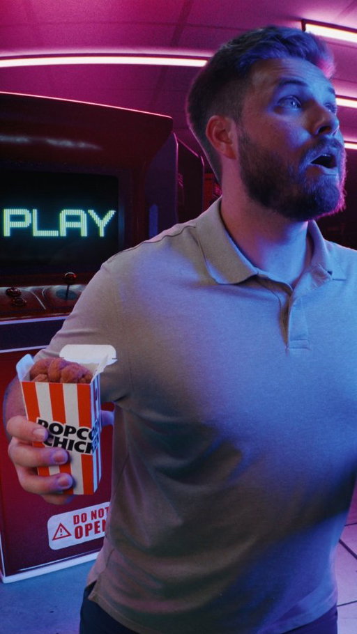 Broke every bone btw, still worth it. Popcorn chicken is back at @kfc #KFC_Partner