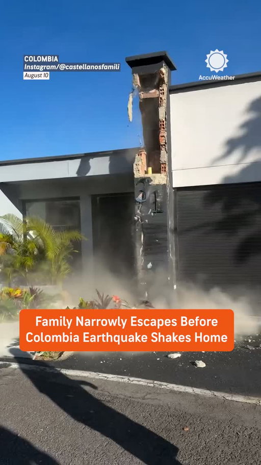 A family in western Colombia captured the moment they escaped their home just before it was rocked by a powerful magnitude 7.4 earthquake.⁣
⁣
It was also the strongest to strike Colombia since 1970 and the 10th earthquake worldwide this year to register at least magnitude 7.0 on the Richter scale.