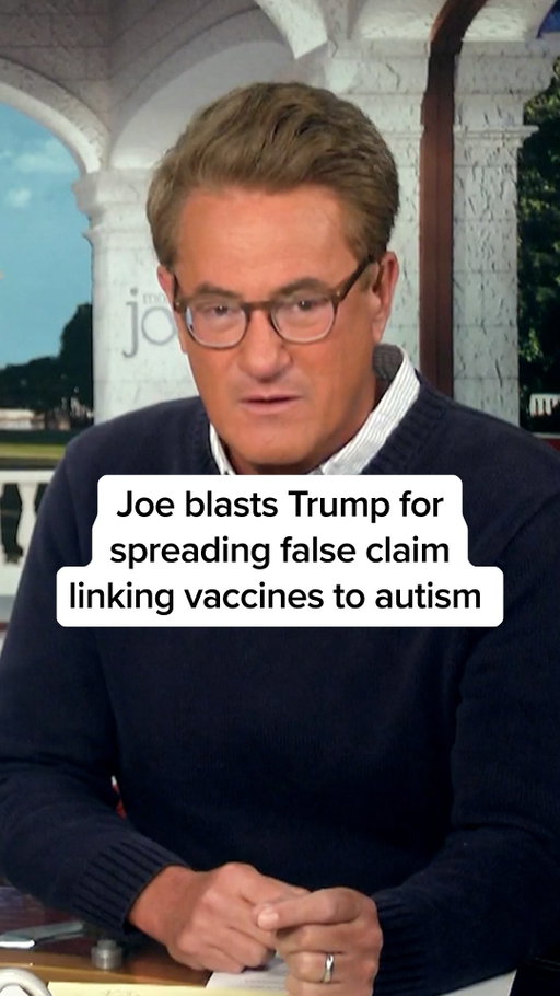 On Monday, President Donald Trump signed an executive order reducing the childhood vaccine schedule from 18 diseases to 11 and suggested that the number or timing of vaccines could be linked to rising rates of autism. But scientific consensus and decades of studies conclude there is no link. @joescarborough blasts the president for spreading the false claim, saying there’s no “single legitimate study” that suggests a link, adding: “if there were, I would have been telling you about it over the last 20 years. #news #politics #vaccines #donaldtrump #rfkjr