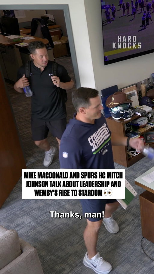 Fascinating to watch two great minds talk shop 🗣️

Hard Knocks: Training Camp with the @Seahawks airs tonight at 9pm ET on @hbomax